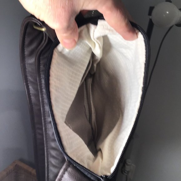 Zipster Vegan Leather Cross-Body Purse - Picture 7 of 11